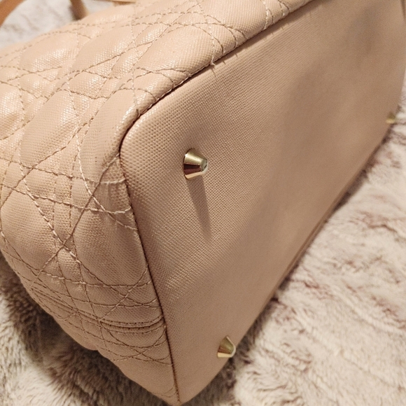 Dior Pink Quilted Cannage Panarea Tote / Bag - Picture 11 of 14